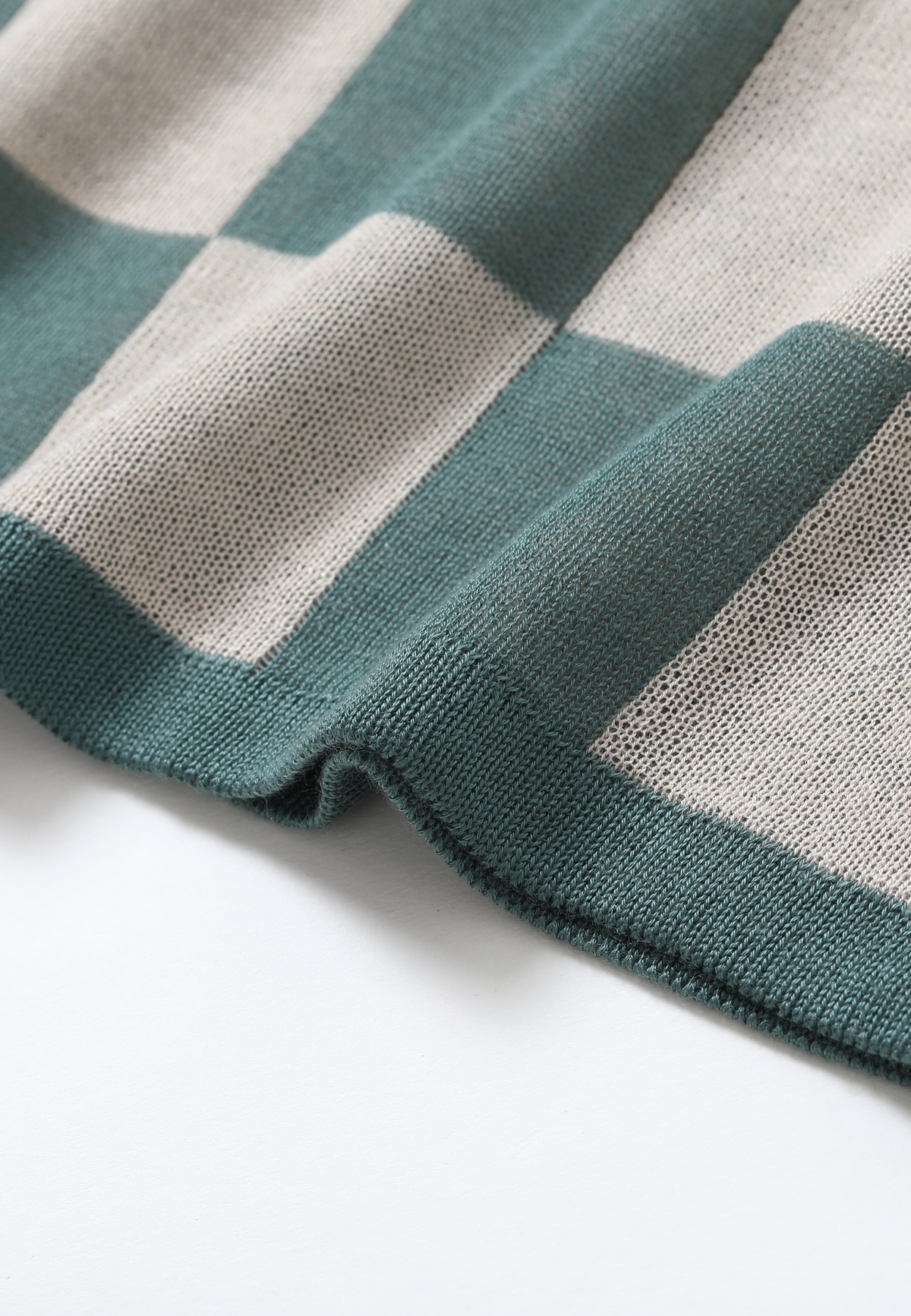 Polo en Tencel à carreaux