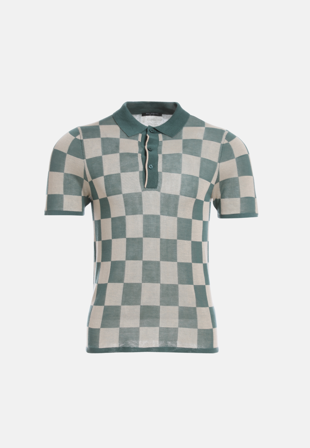 Polo en Tencel à carreaux
