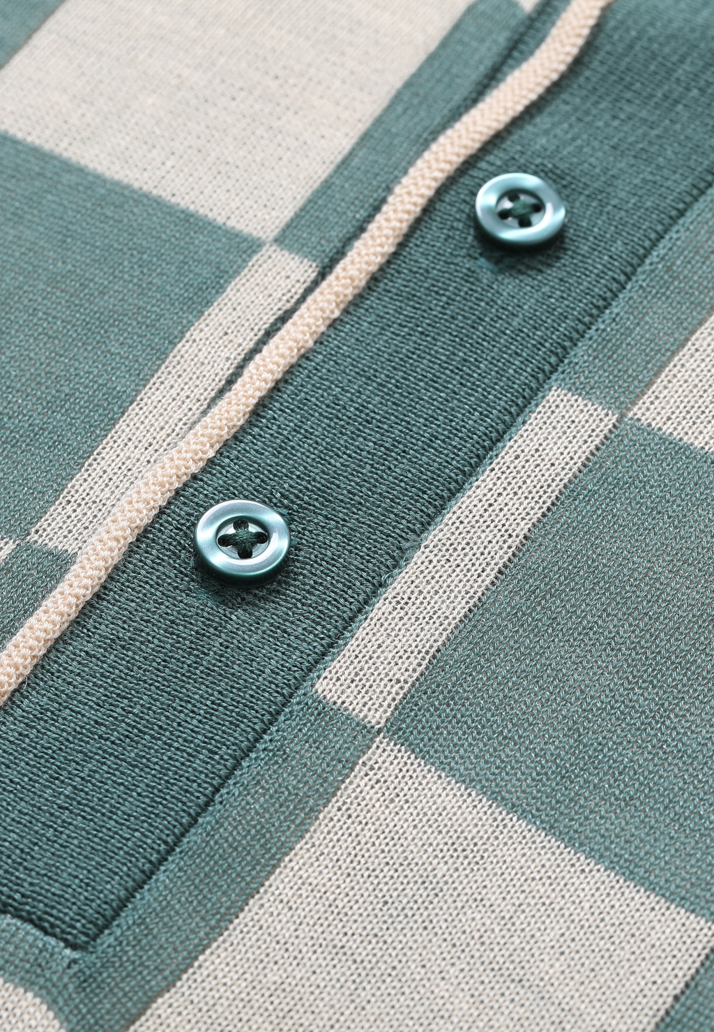 Polo en Tencel à carreaux
