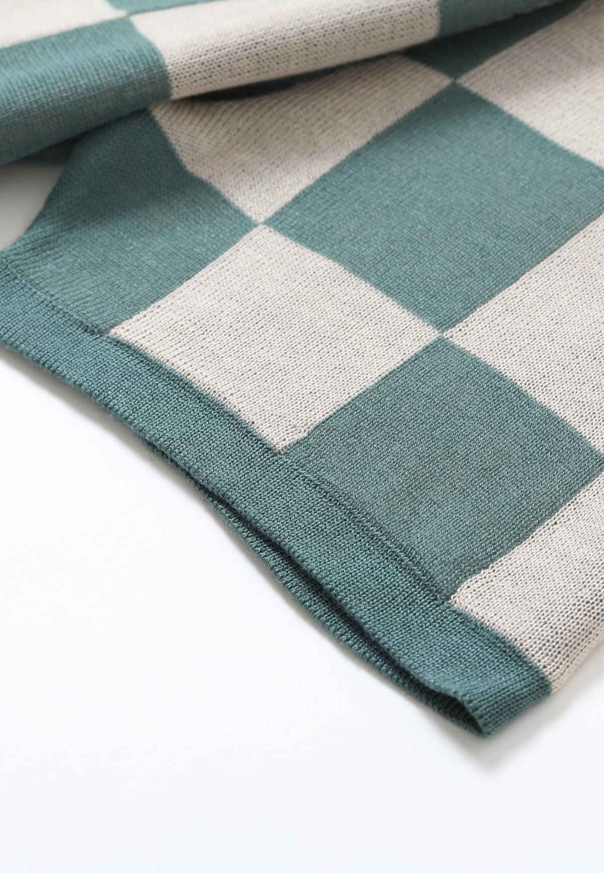 Polo en Tencel à carreaux