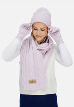 Load image into Gallery viewer, Cable-Knit Unisex Cashmere Scarves
