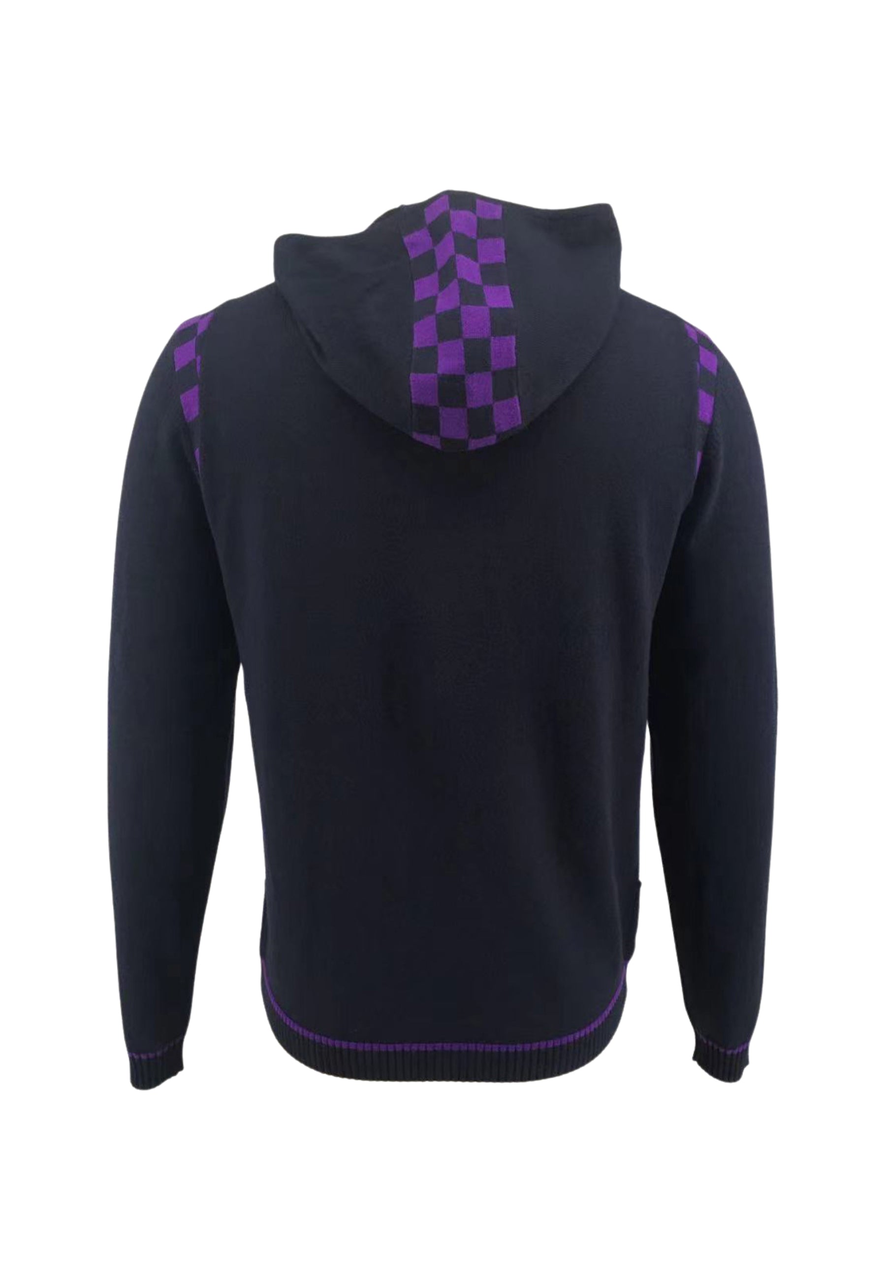 Men's Merino and Cotton Checker Print Tracksuit