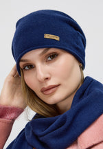 Cargar imagen en el visor de la galería, Double-Layer Cashmere Beanie
