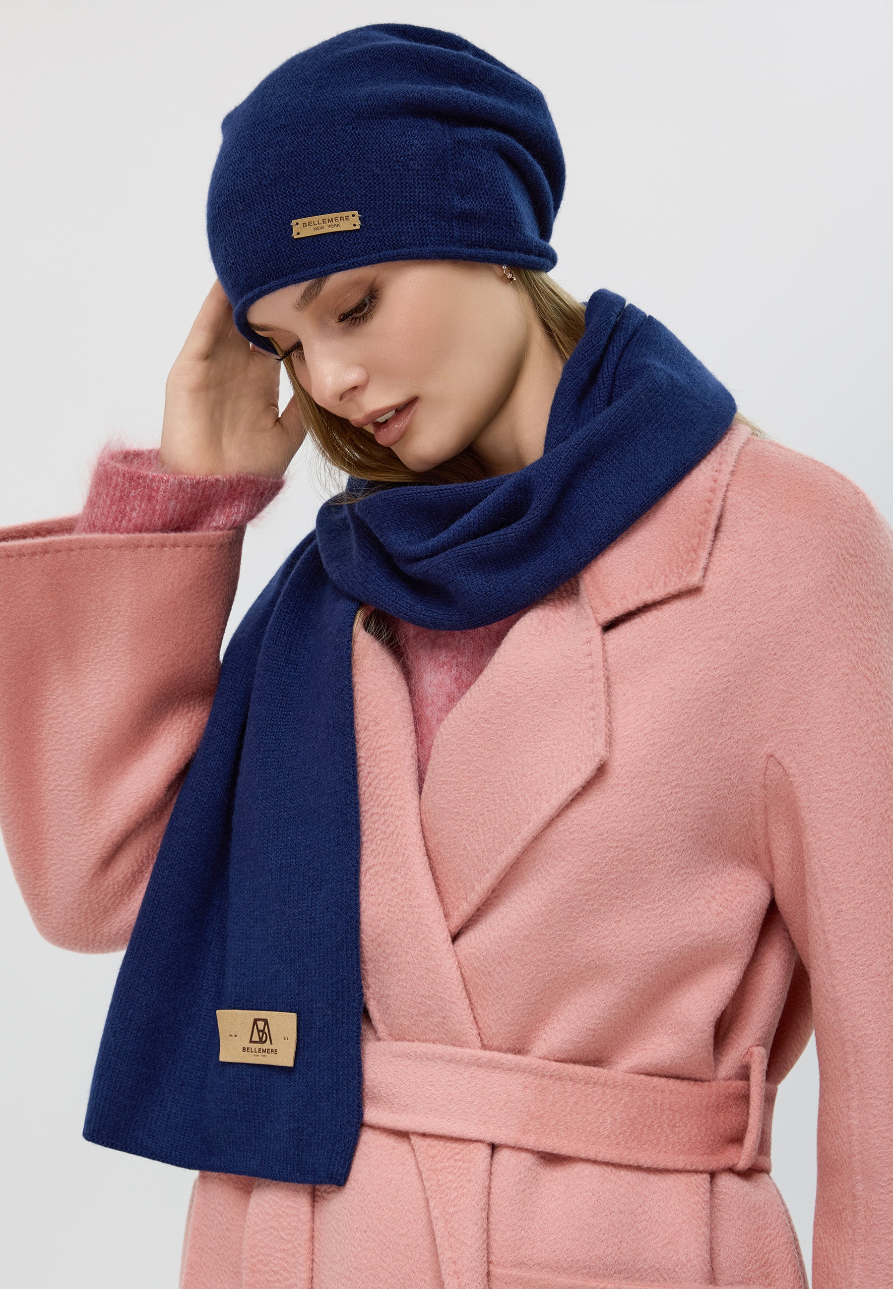 Double-Layer Cashmere Beanie