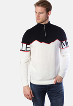 Charger l'image dans la galerie, Half-Zipped Cashmere Blend Sweater
