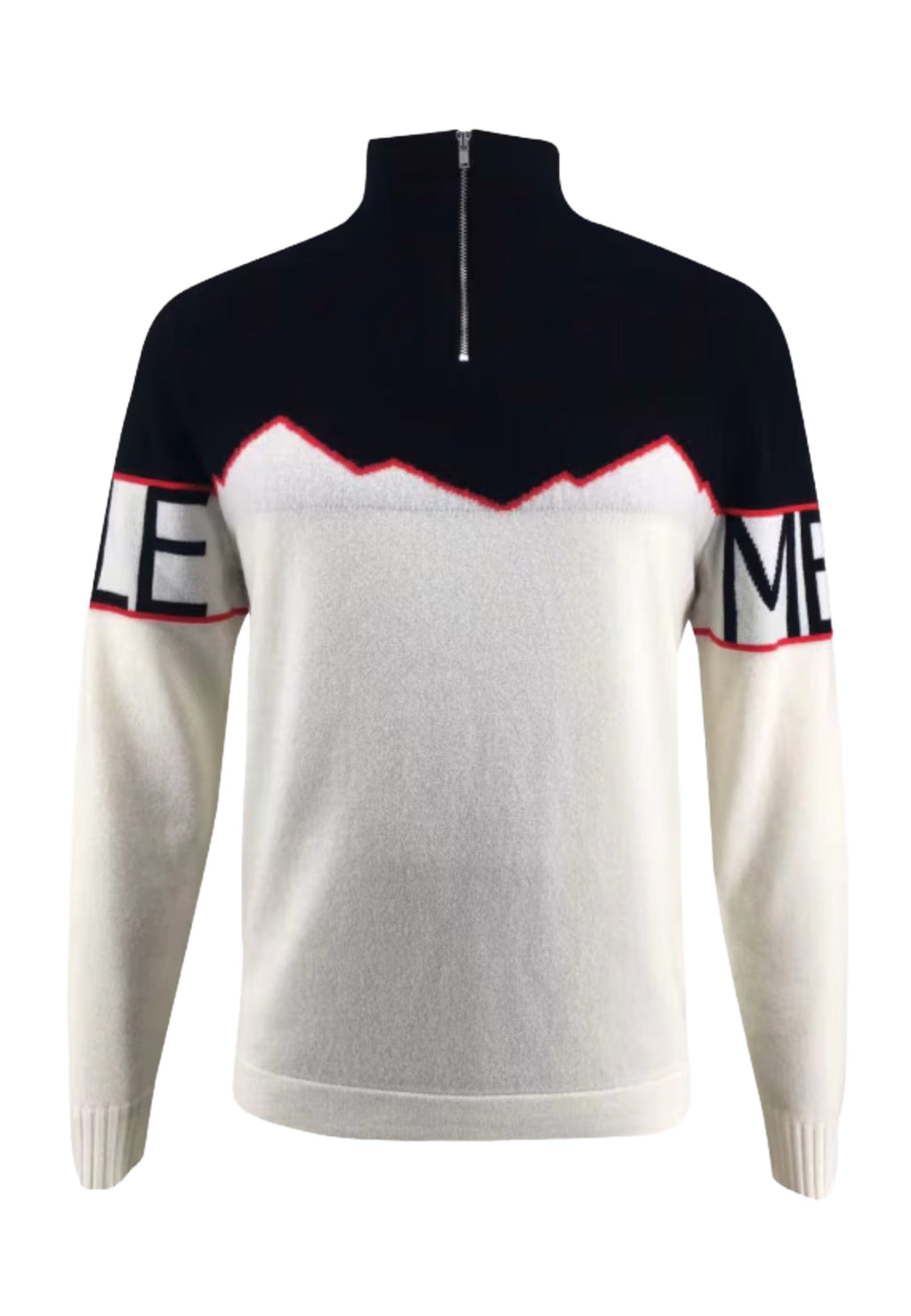Half-Zipped Cashmere Blend Sweater