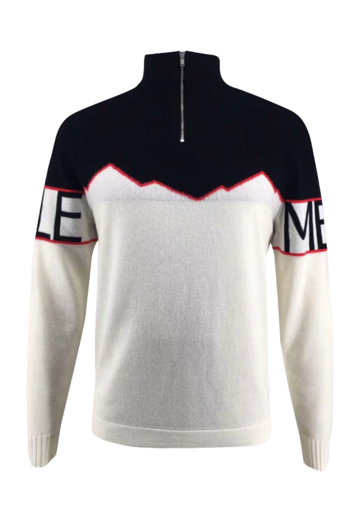 Half-Zipped Cashmere Blend Sweater