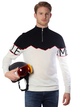 Charger l'image dans la galerie, Half-Zipped Cashmere Blend Sweater
