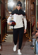 Charger l'image dans la galerie, Half-Zipped Cashmere Blend Sweater
