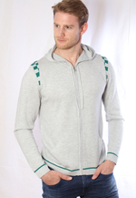 Lade das Bild in den Galerie-Viewer, Men's Merino and Cotton Checker Print Tracksuit
