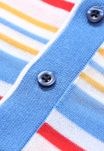 Lade das Bild in den Galerie-Viewer, Fantasy Stripe Multicolor Tencel Polo
