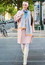 Cargar imagen en el visor de la galería, Houndstooth Cashmere Ribbed Scarves
