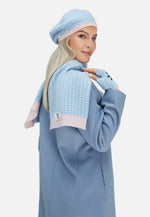 Cargar imagen en el visor de la galería, Houndstooth Cashmere Ribbed Scarves
