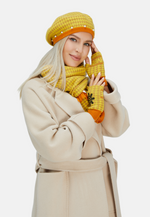 Cargar imagen en el visor de la galería, Houndstooth Cashmere Ribbed Scarves
