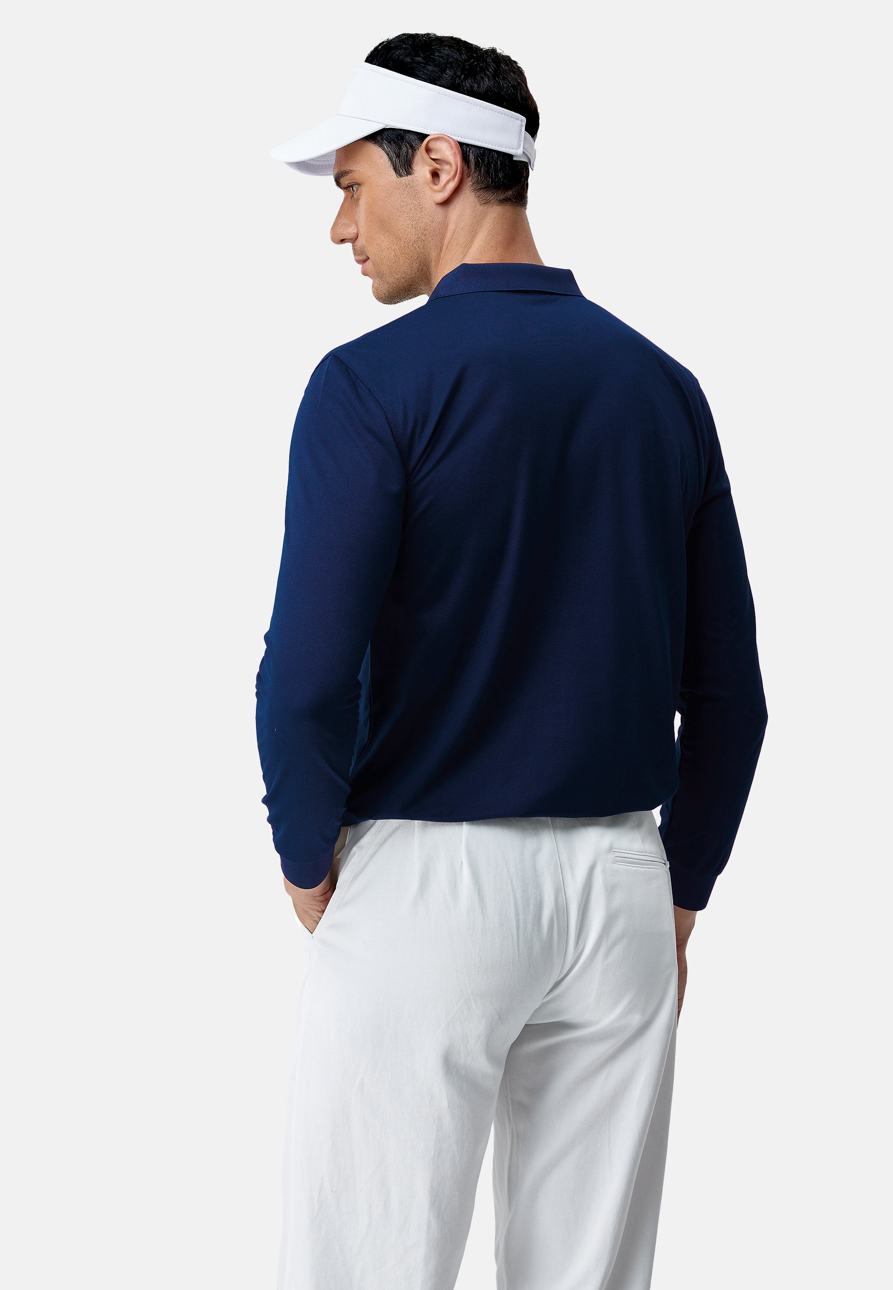 Long Sleeves Tencel Polo