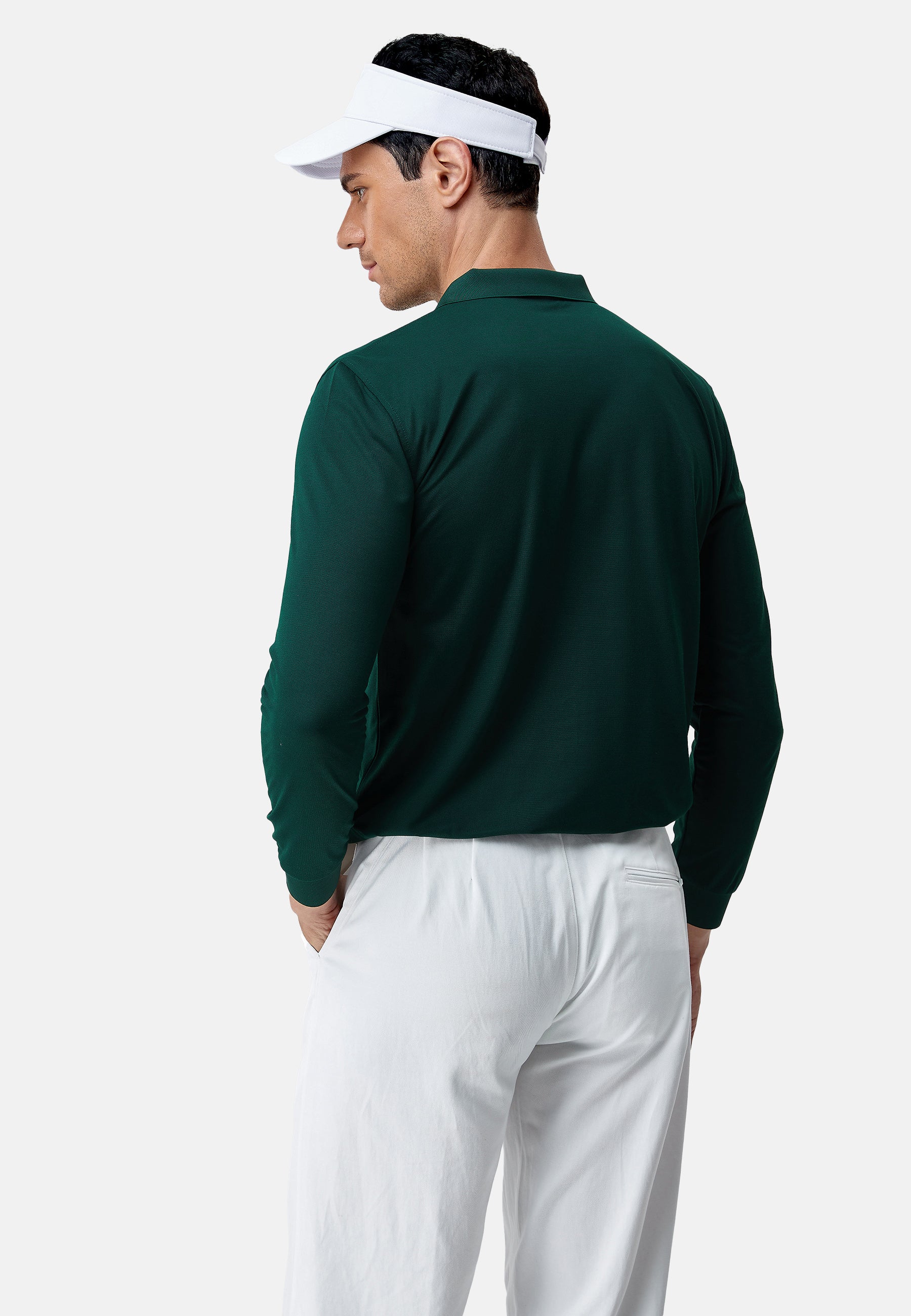 Long Sleeves Tencel Polo