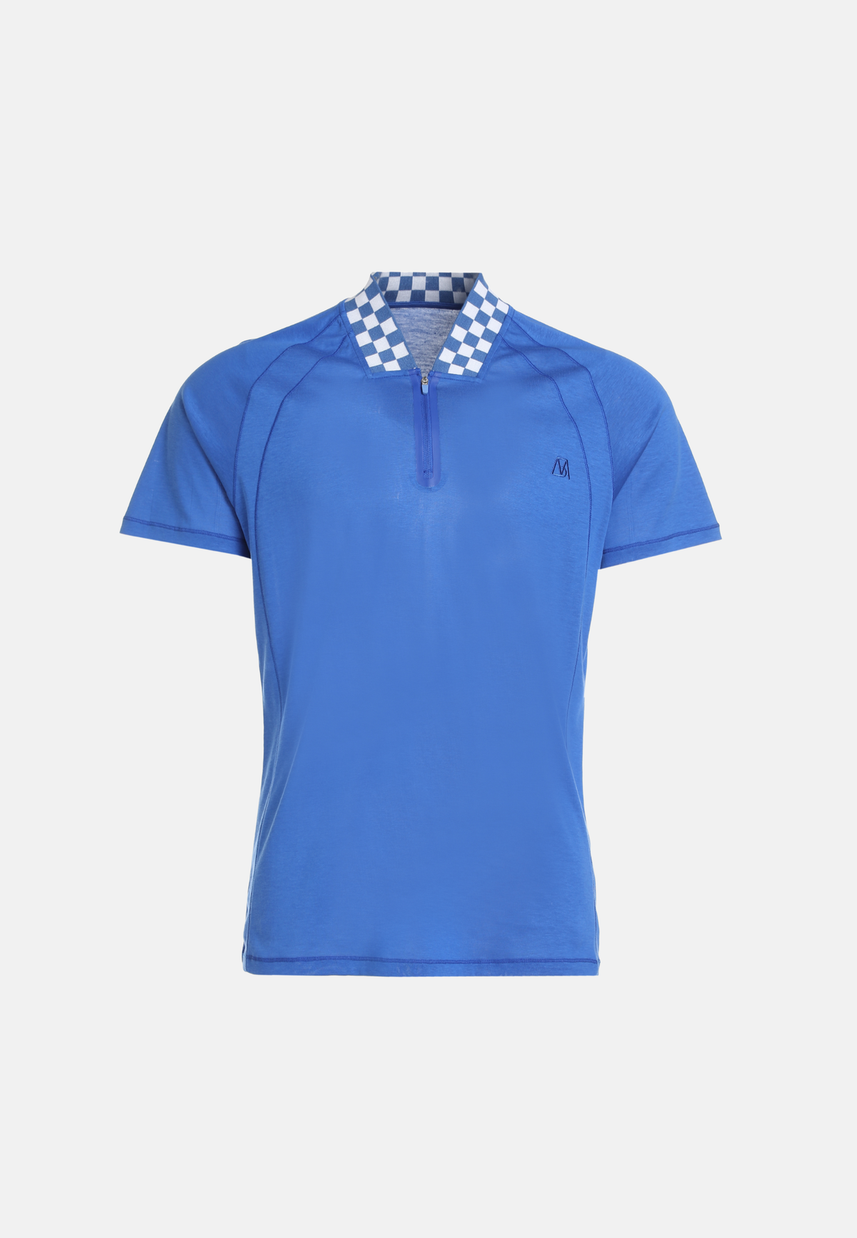Men’s Checkered Collar Top