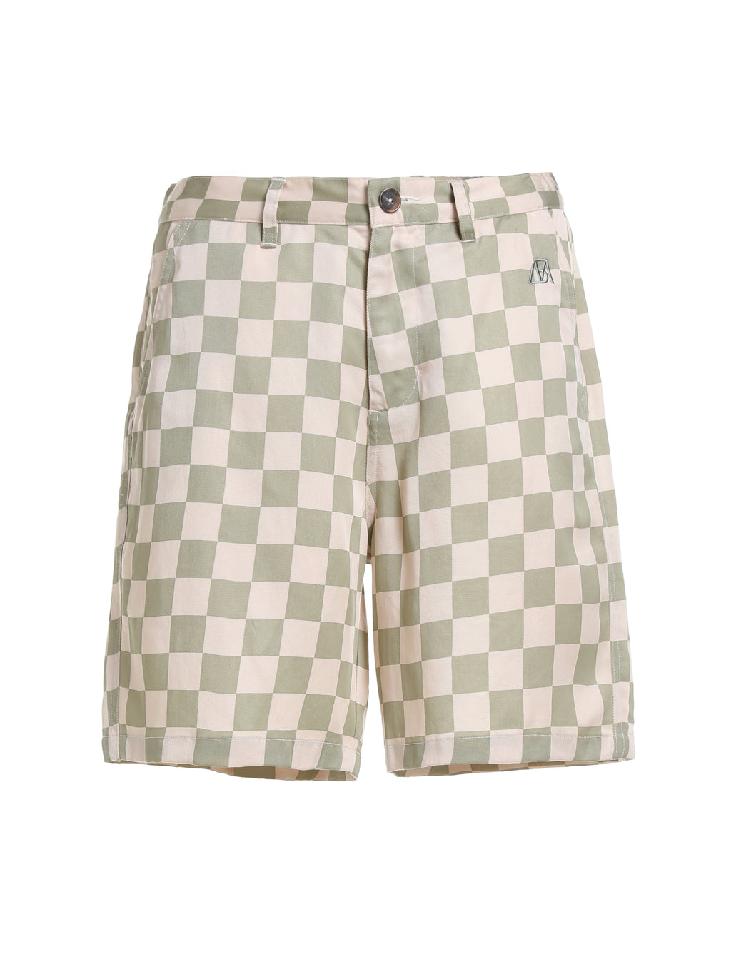 Shorts à carreaux bicolores pour homme