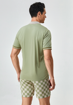 Load image into Gallery viewer, Men's Two-Tone Polo Shirt
