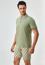 Load image into Gallery viewer, Men's Two-Tone Polo Shirt
