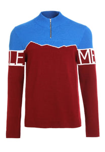 Merino Super Fine Mountain Print Sweater (B2B) CUSTOM133547217895666