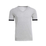 将图片加载到图库查看器，Striped Short-Sleeve Cashmere T-shirt
