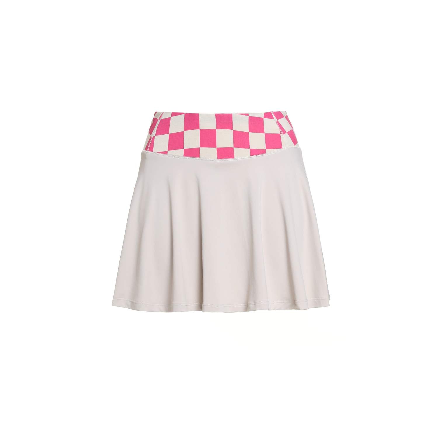 Beige/-Pink-Checker