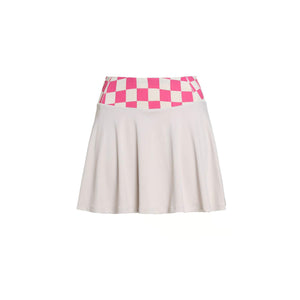 Checkered High-Waisted A- Skirt836062223466738