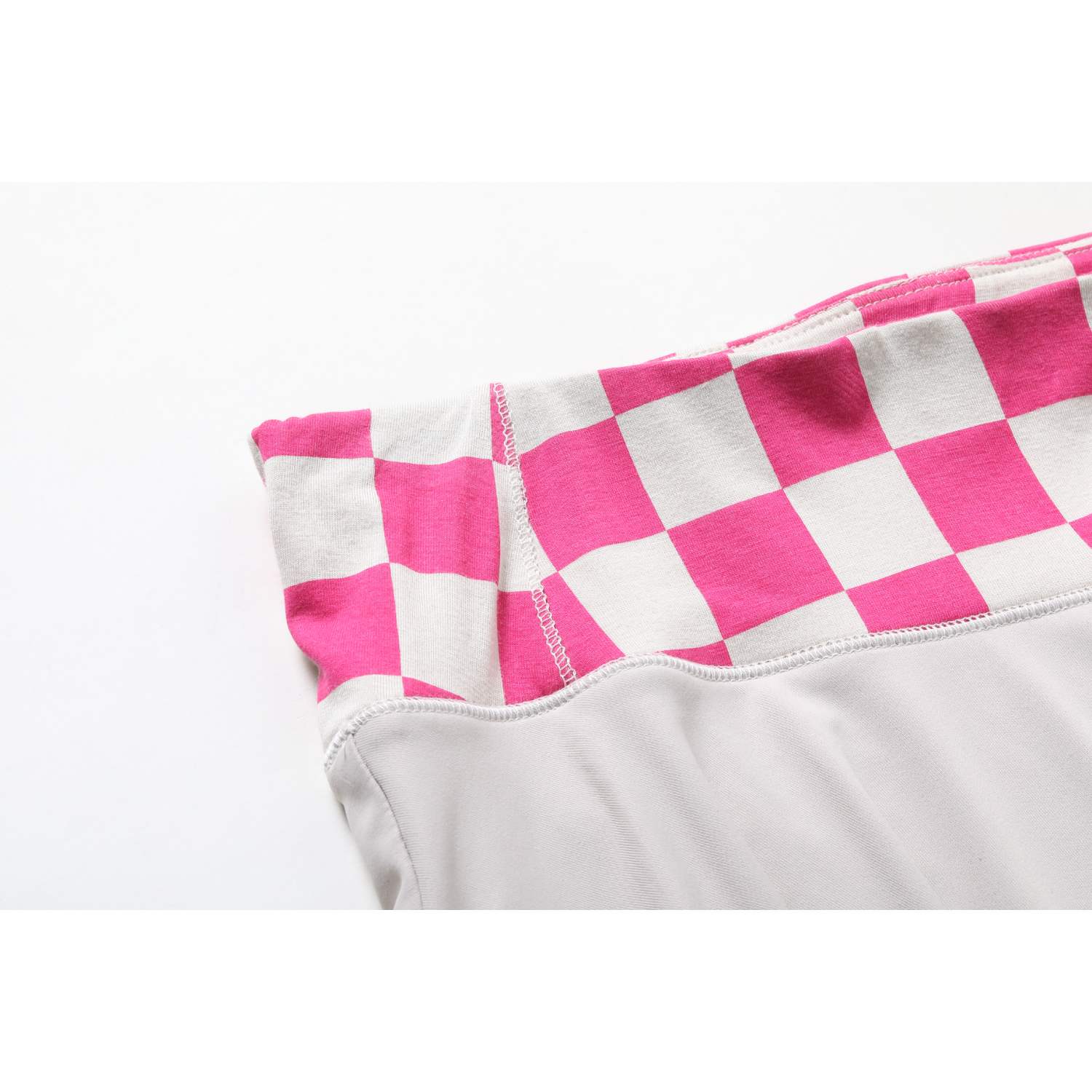 Beige/-Pink-Checker