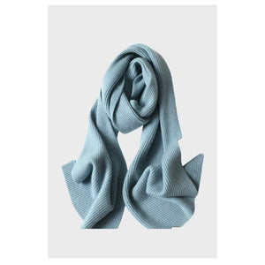 Cashmere Rib Trim Scarf 636068069310706