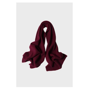 Cashmere Rib Trim Scarf 1836068055384306