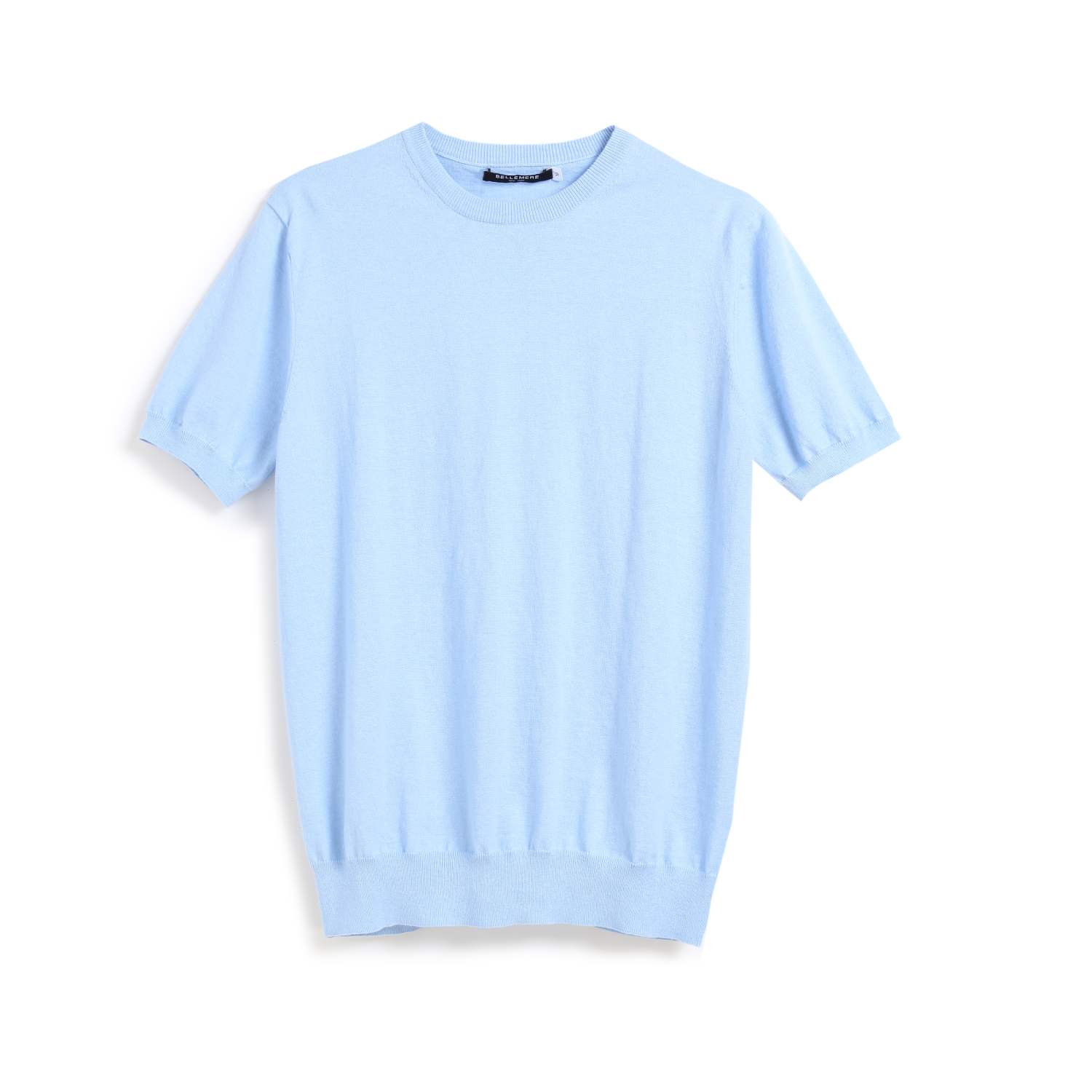 Classic Crew Neck Cotton Cashmere T-Shirt