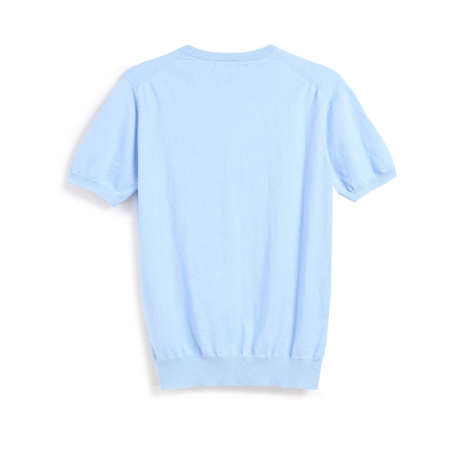 Classic Crew Neck Cotton Cashmere T-Shirt