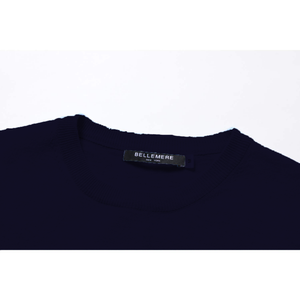 Classic Crew Neck Cotton Cashmere T-Shirt9136118879142130