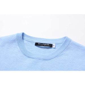 Classic Crew Neck Cotton Cashmere T-Shirt6136069022499058