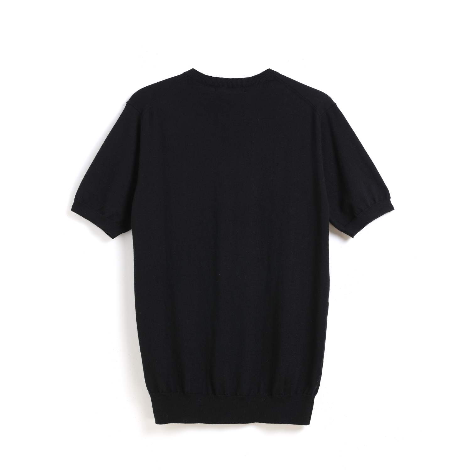 Classic Crew Neck Cotton Cashmere T-Shirt