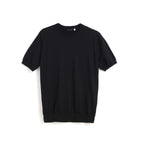 将图片加载到图库查看器，Classic Crew Neck Cotton Cashmere T-Shirt
