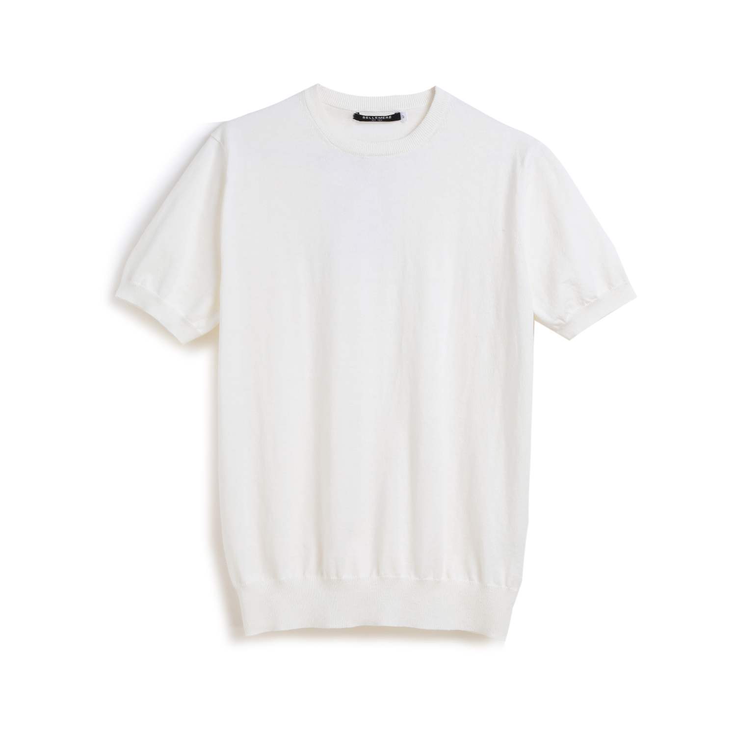 Classic Crew Neck Cotton Cashmere T-Shirt