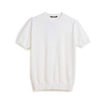 将图片加载到图库查看器，Classic Crew Neck Cotton Cashmere T-Shirt
