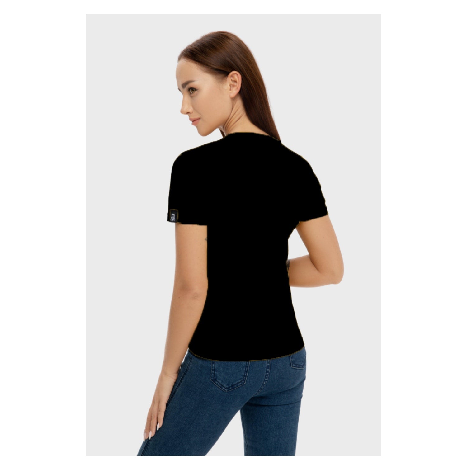 Grand V-Neck Cotton T-Shirt (160g)