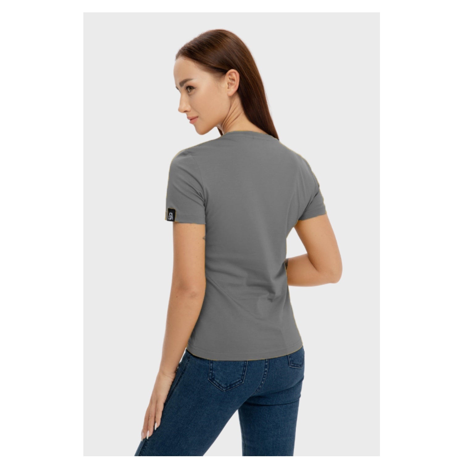 Grand V-Neck Cotton T-Shirt (160g)