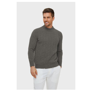 Rich Cable-Knit Merino Sweater5236298303373554