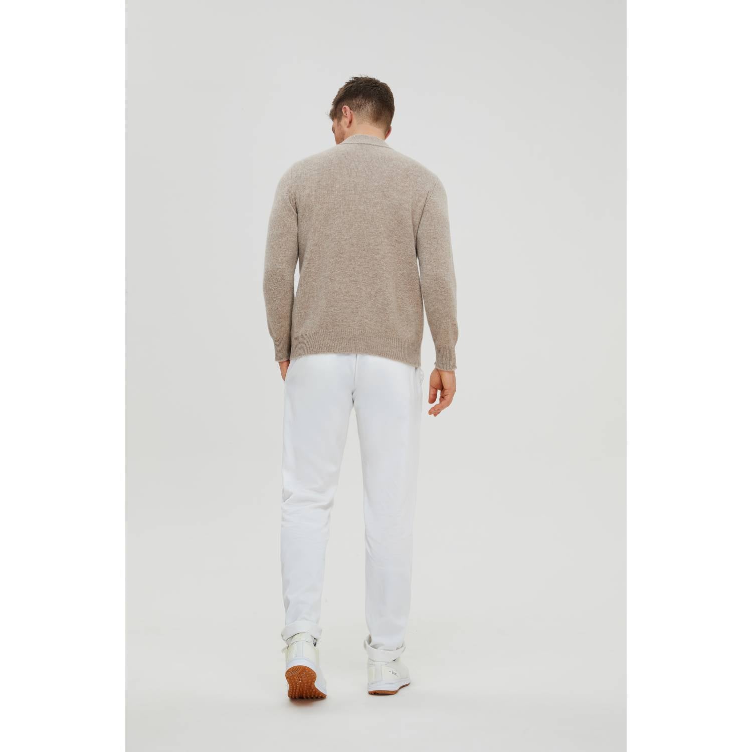 Rich Cable-Knit Merino Sweater