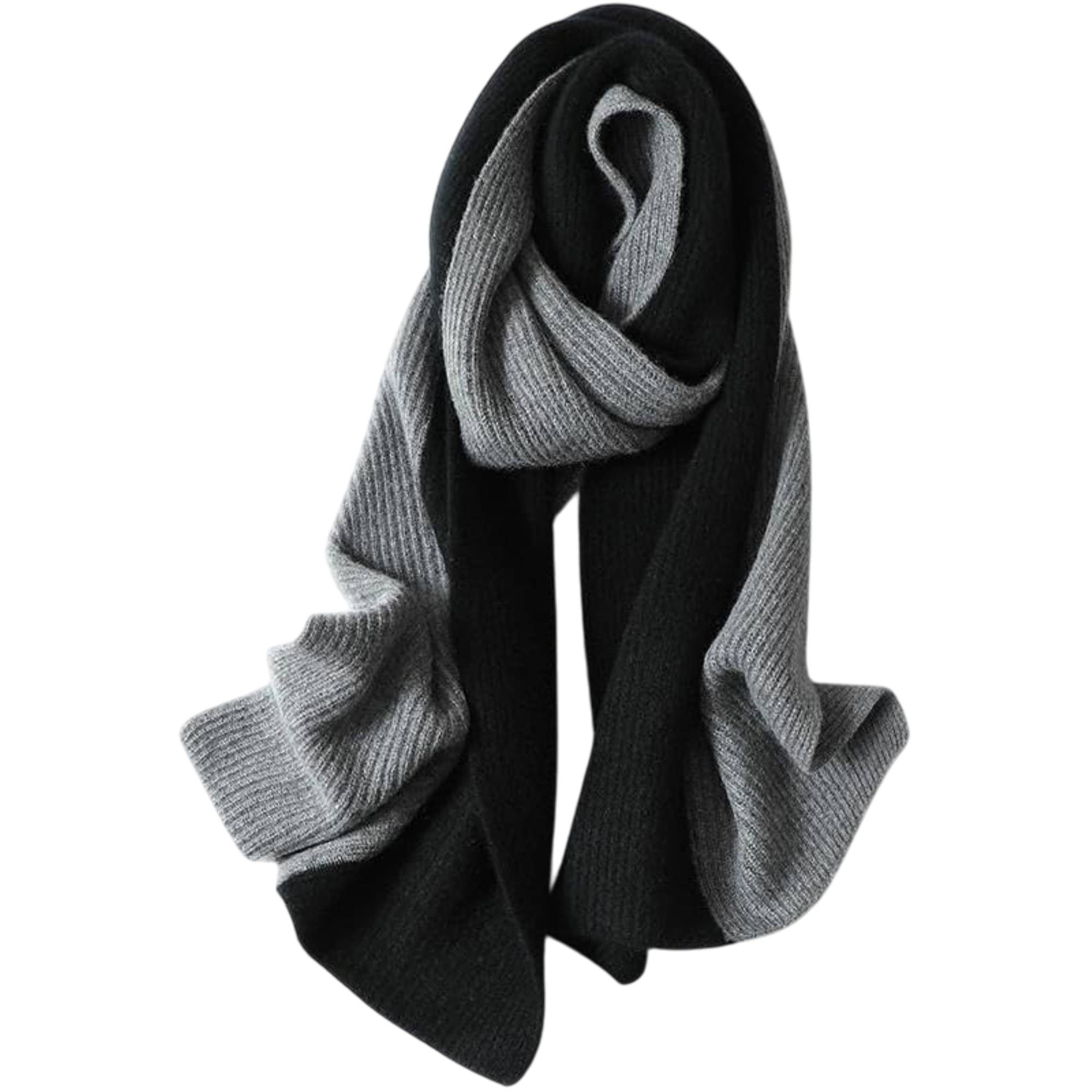 Colorblock Cashmere Scarf - Unisex