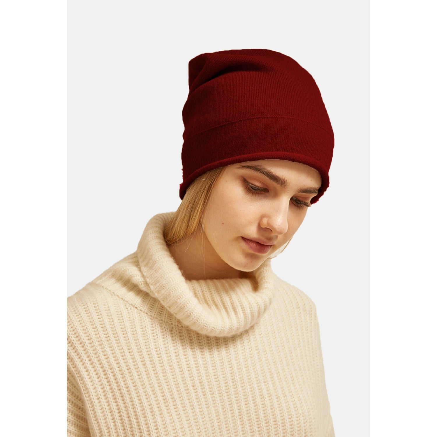 Double Layer Cashmere Hat