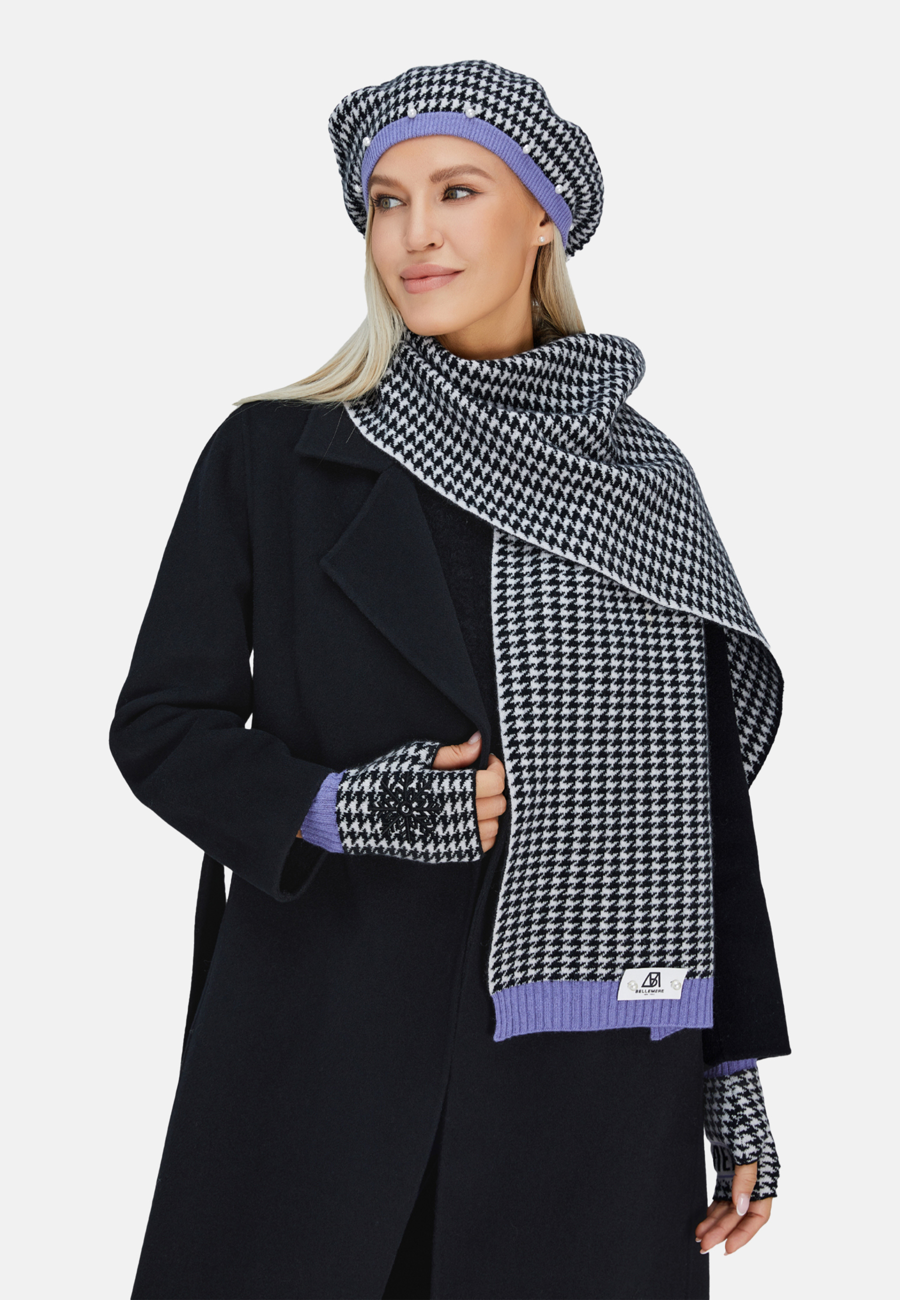 Premium Cashmere Checker Set
