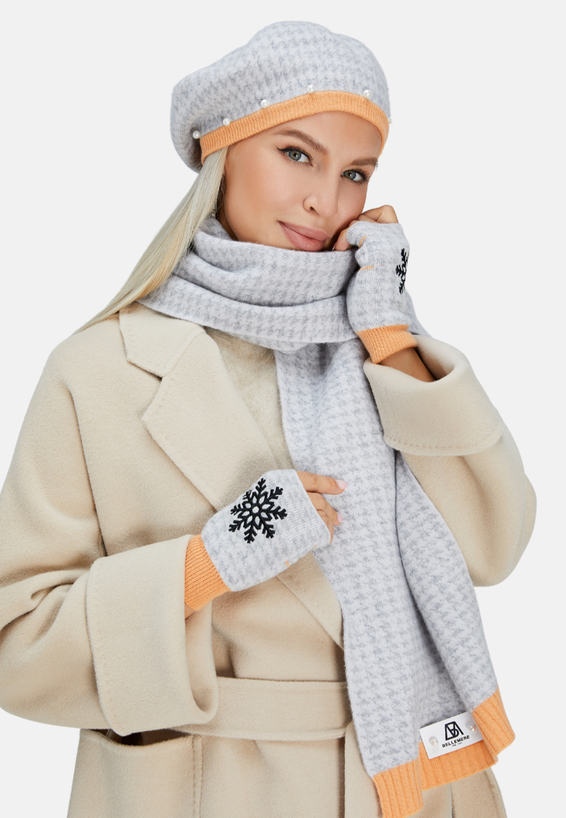 Premium Cashmere Checker Set