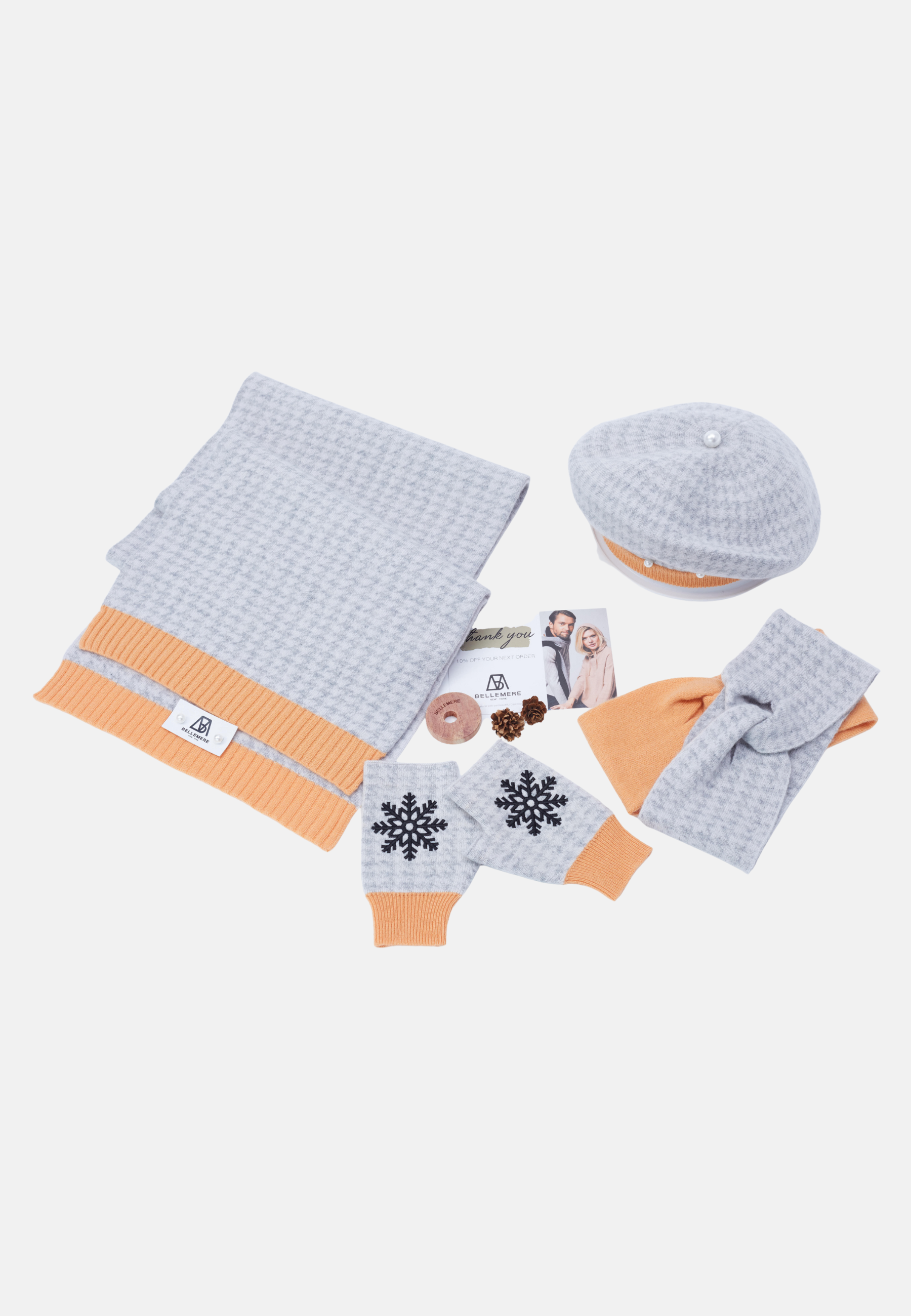 Premium Cashmere Checker Set