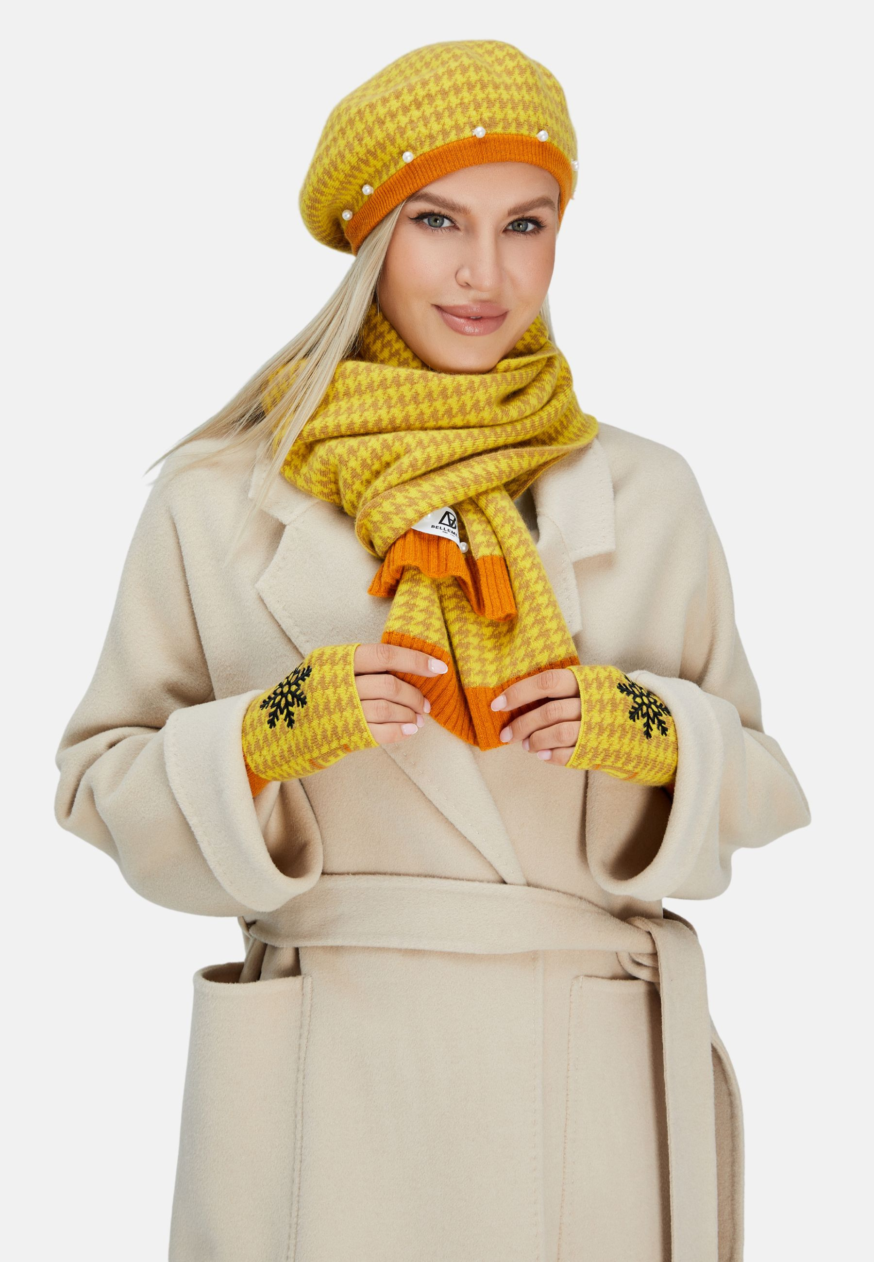 Premium Cashmere Checker Set