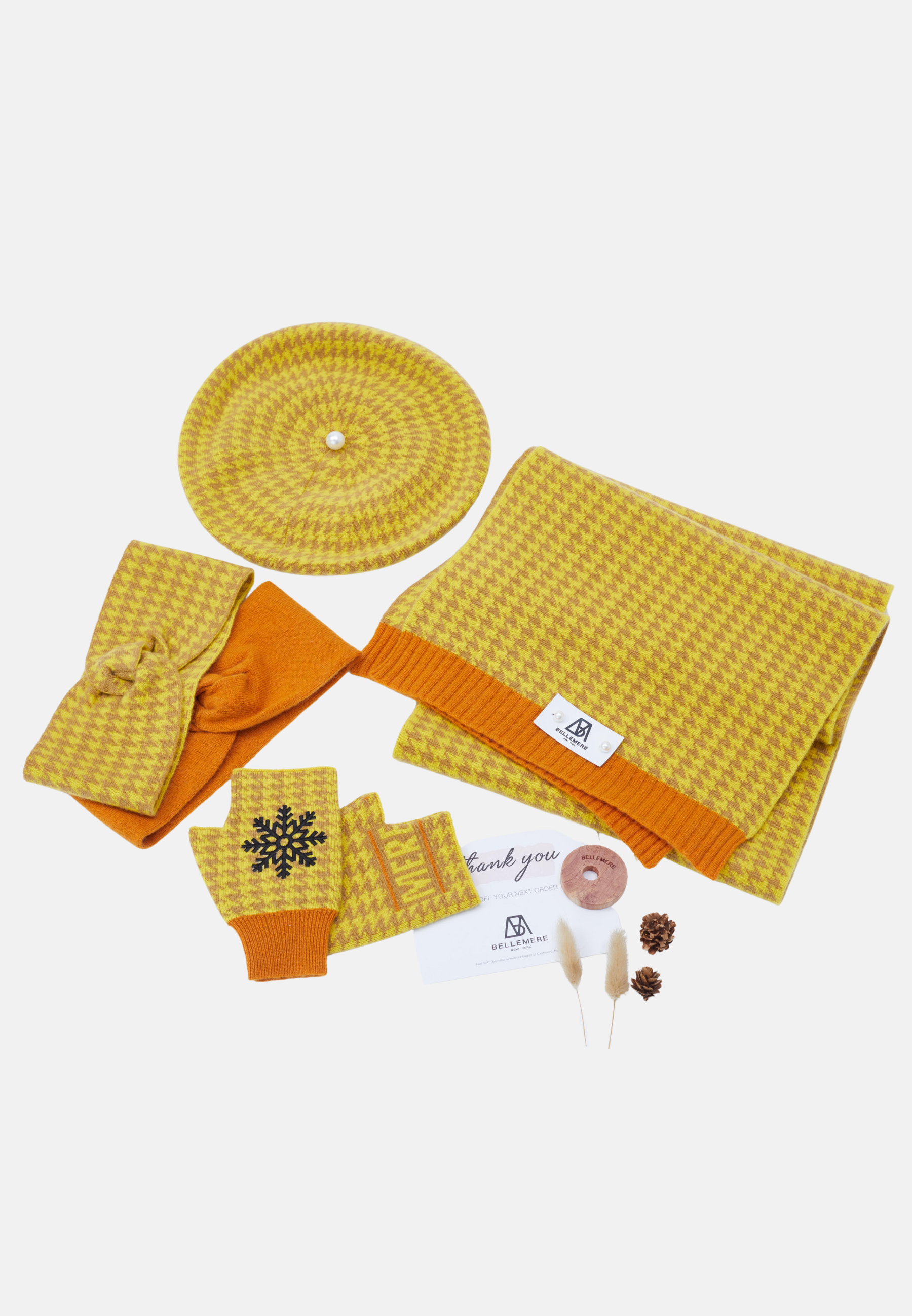 Premium Cashmere Checker Set